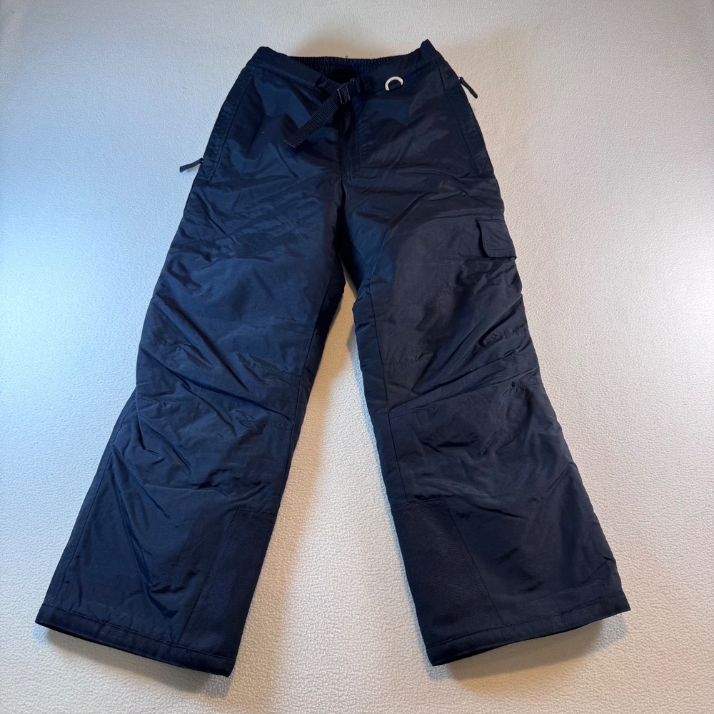 Slalom Boys Youth Medium Insulated Waterproof Ski Snow Pants Black